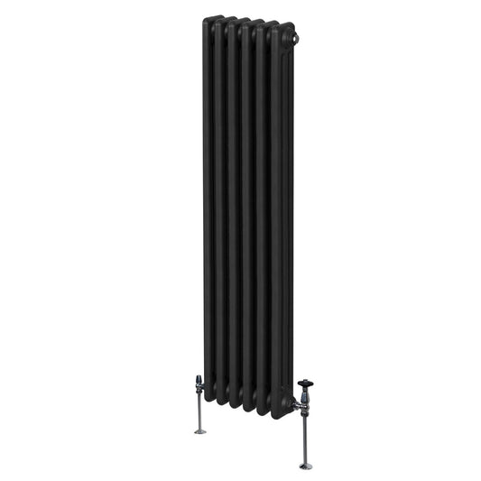 Traditional 3 Column Radiator - 1800 x 292mm - Black