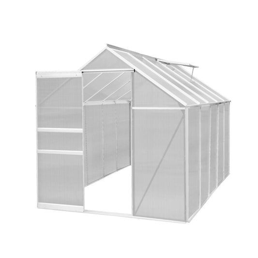 Polycarbonate Greenhouse 6ft x 10ft  to  Silver