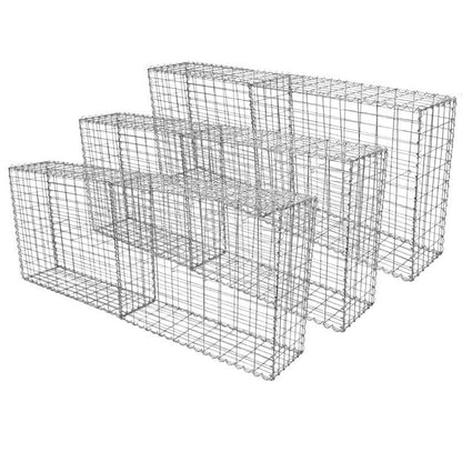 6-Pack 100 x 80 x 30cm Spiral Garden Gabion Baskets by Raven