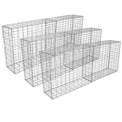 6-Pack 100 x 95 x 30cm Spiral Garden Gabion Baskets by Raven