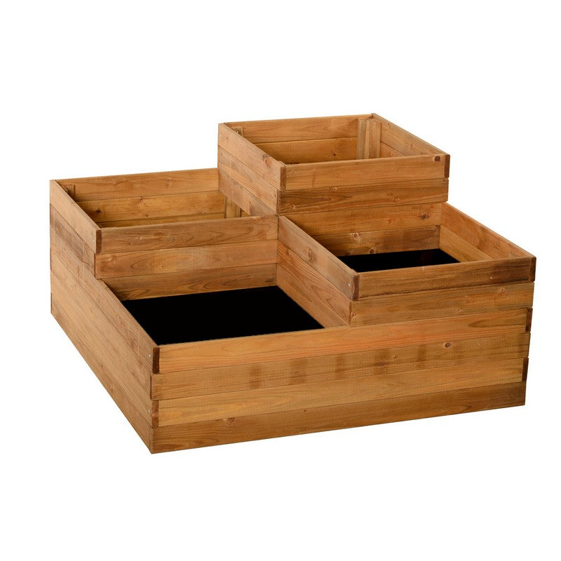 Four Section Planter - Brown by EKJU