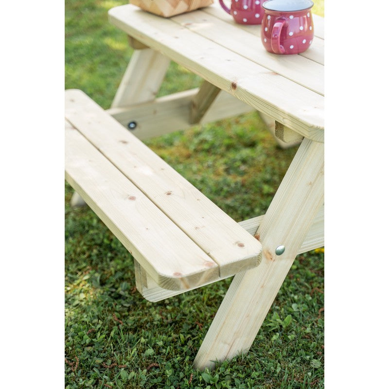 Kids Picnic Table - 4 Seat Green Tint by EKJU