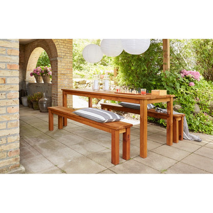 Cesis Picnic Table - 6 Seat Brown by EKJU