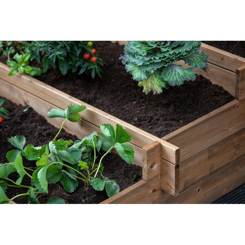 Three Tiered Planter - Brown by EKJU