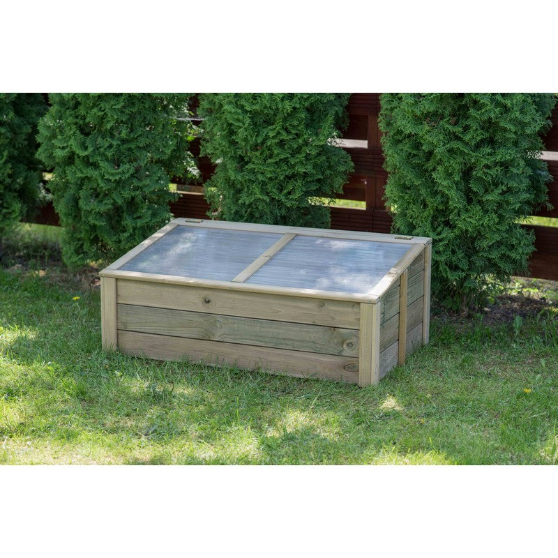 Raised Bed Greenhouse - Green Tint by EKJU