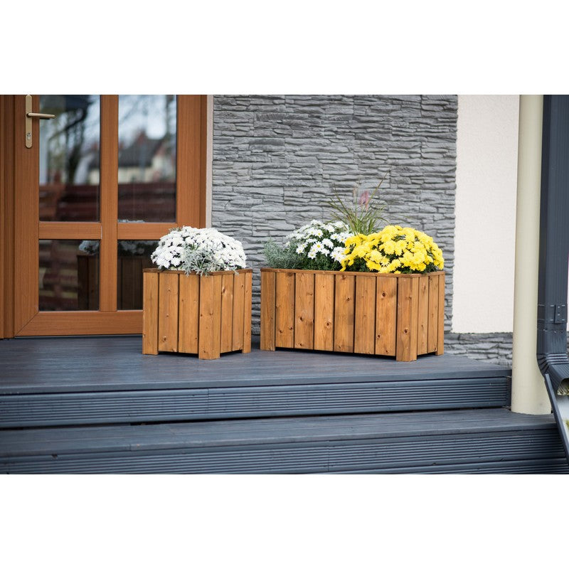 Valmiera Planter - Brown by EKJU