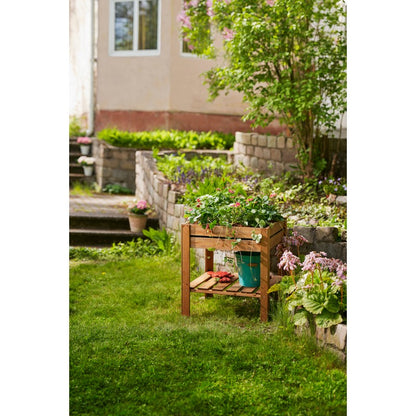 Four Section Raised Planter - Brown by EKJU