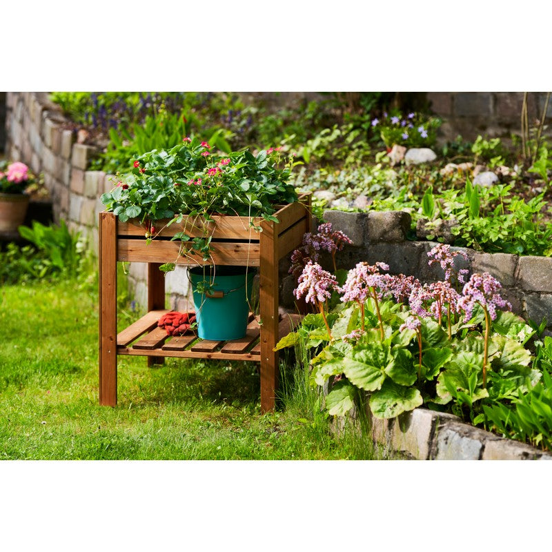 Four Section Raised Planter - Brown by EKJU