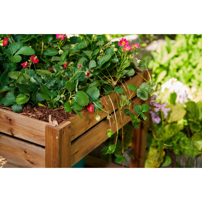 Four Section Raised Planter - Brown by EKJU