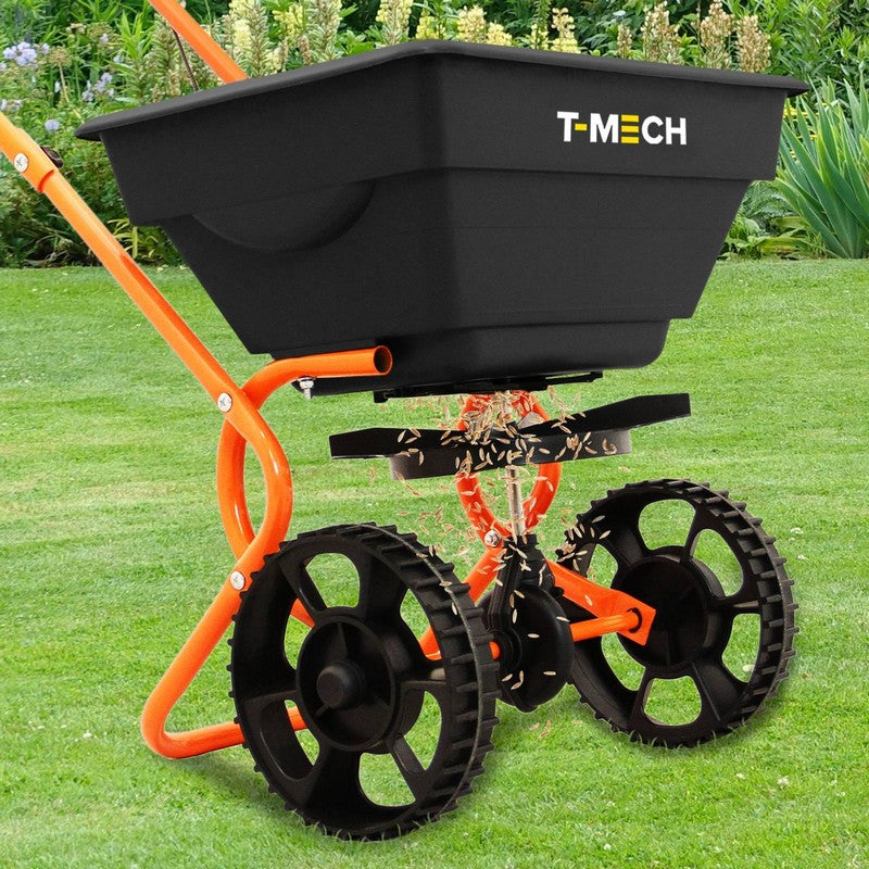 25kg Hopper Garden Rotary Spreader by T-Mech