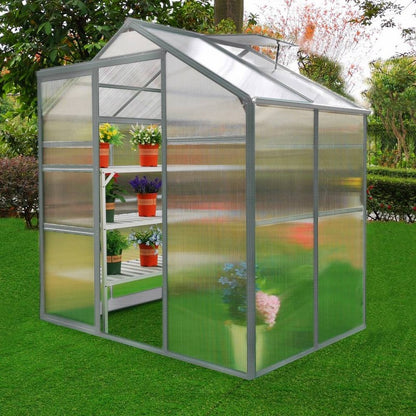 Raven Crescive 6' x 4' Apex Greenhouse - Classic Polycarbonate