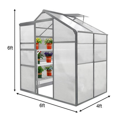 Raven Crescive 6' x 4' Apex Greenhouse - Classic Polycarbonate