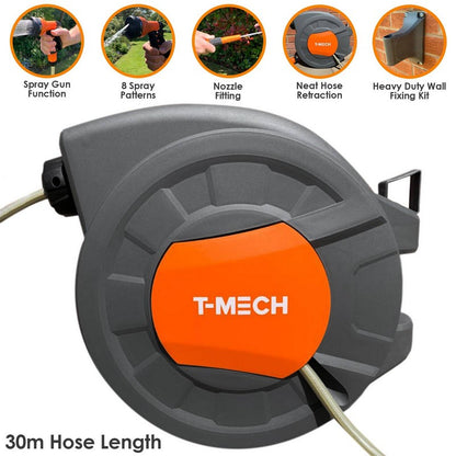 30m Retractable Garden Hosepipe by Raven