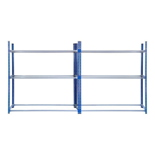 Steel & MDF Shelving Units 185cm - Blue Set Of Two T-Rax Tyre Racking 180cm by Raven