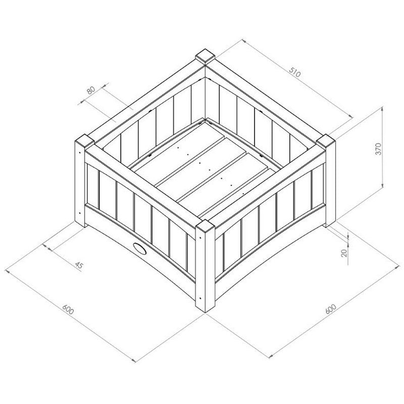 Chelsea Garden Planter by Zest