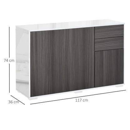 Homcom High Gloss Frame Sideboard