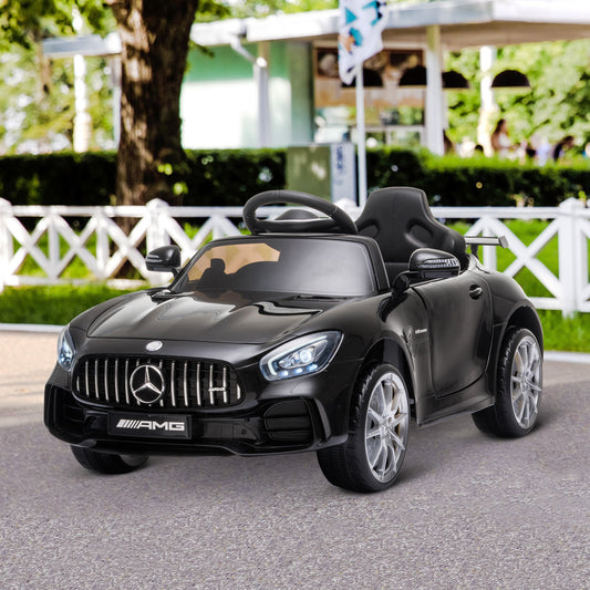 Homcom Benz GTR 12V Kids Electric Car Ride On Toy w/ Remote Control MP3