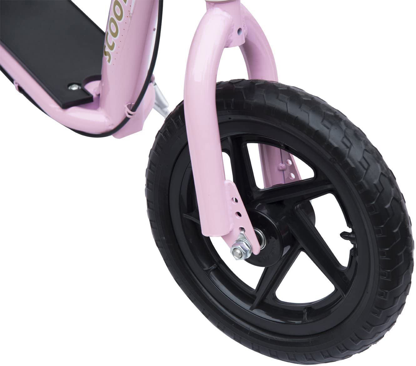 Homcom Teen Push Scooter Kids Children Stunt Scooter Bike Bicycle Ride On 12" Eva Tyres Pink