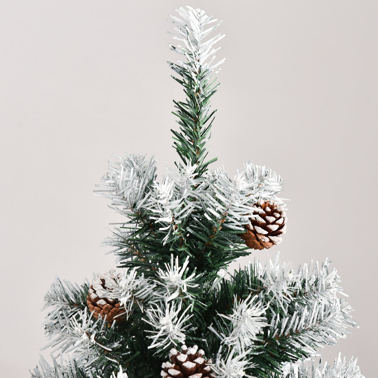 Homcom 5FT Artificial Christmas Tree with Pine Cones