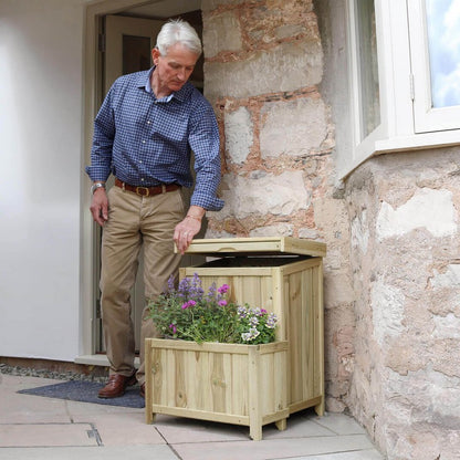 Secure Store Garden Planter by Zest