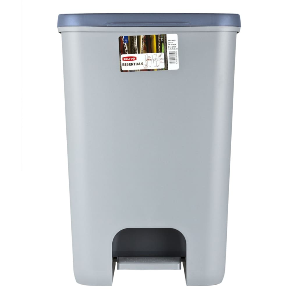 Curver Pedal Bin Essentials 40L Light Grey