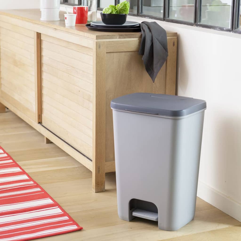 Curver Pedal Bin Essentials 40L Light Grey