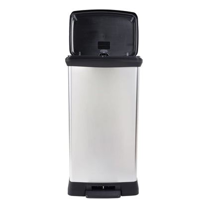 Curver Pedal Bin Deco 50 L Silver