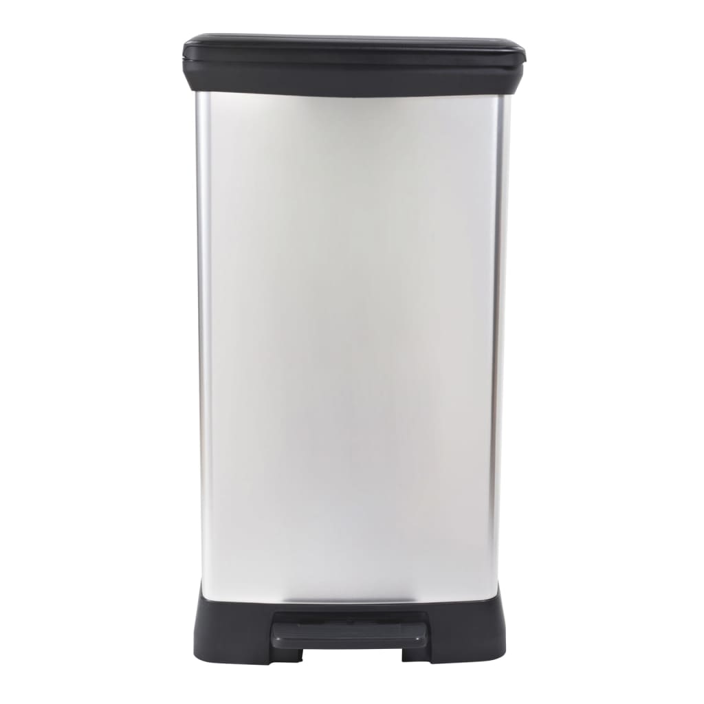 Curver Pedal Bin Deco 50 L Silver