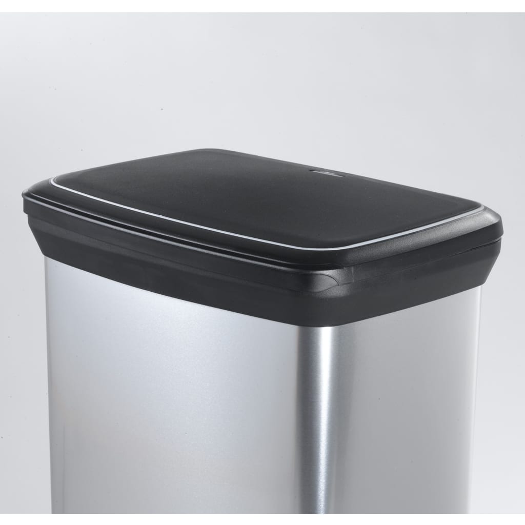 Curver Pedal Bin Deco 50 L Silver