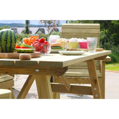 Freya Garden Furniture Set by Zest - 6 Seats - Croft Home & Garden