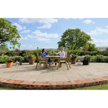 Freya Garden Furniture Set by Zest - 4 Seats - Croft Home & Garden