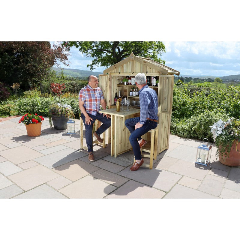 Bar Garden Furniture Set by Zest - 2 Seats - Croft Home & Garden