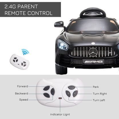 Homcom Benz GTR 12V Kids Electric Car Ride On Toy w/ Remote Control MP3