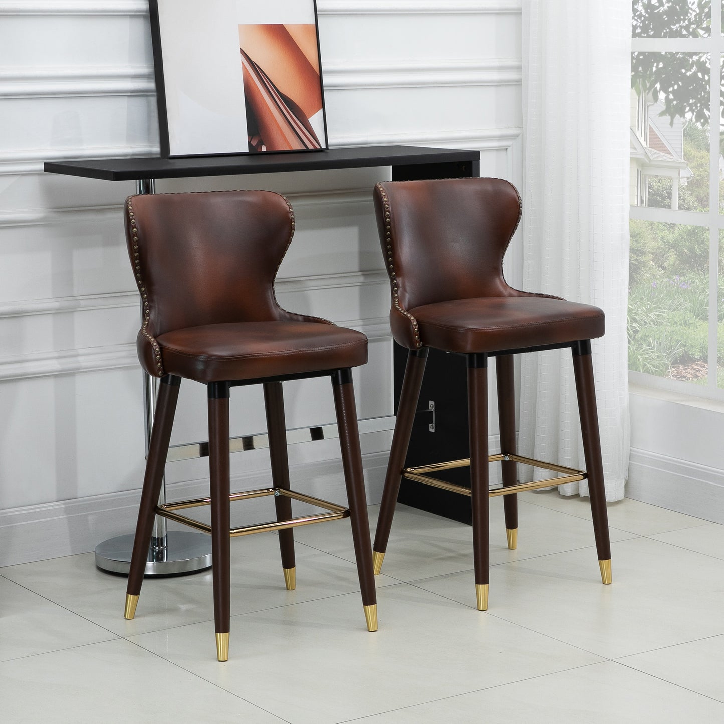 Homcom Bar Stools Set of 2