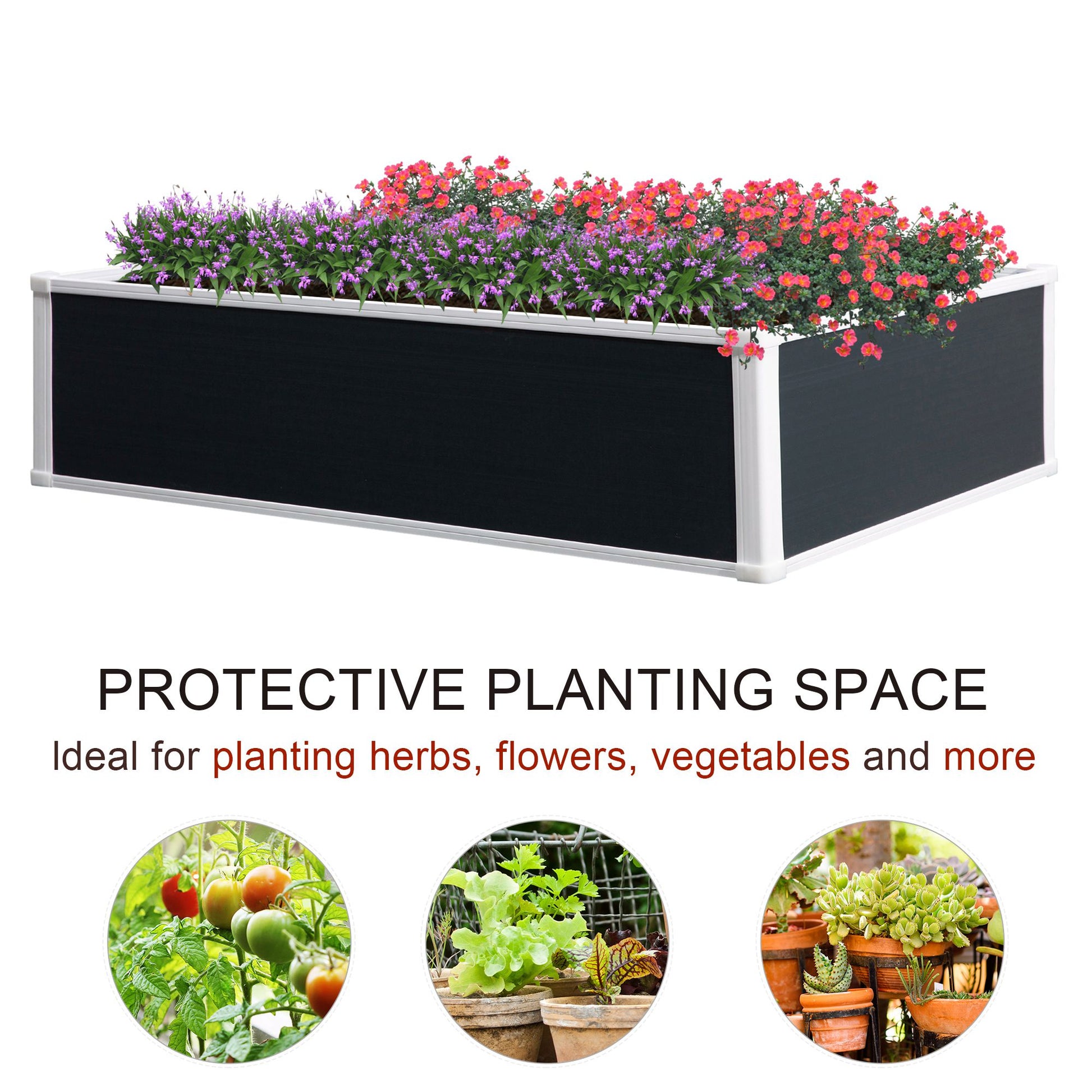 Outsunny 302L Raised Garden Bed