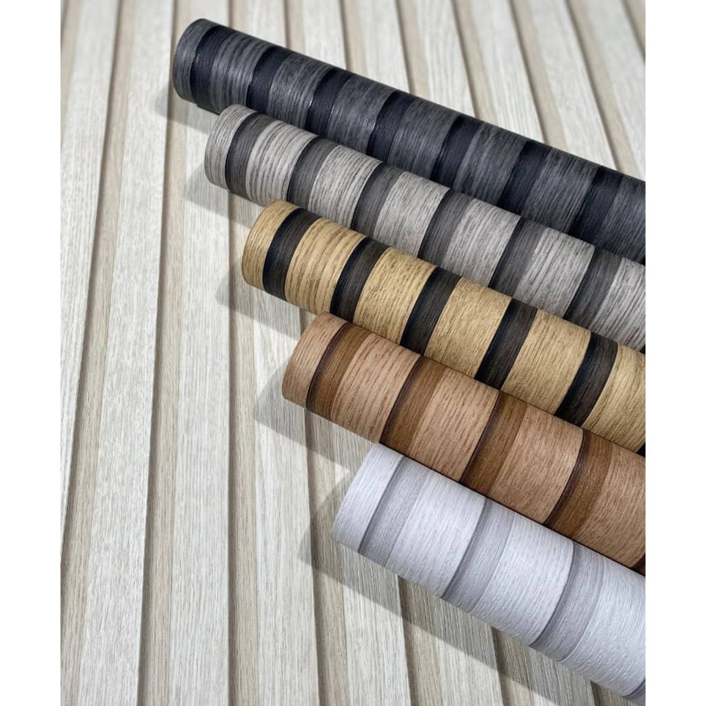 Noordwand Wallpaper Botanica Wooden Slats Black and Grey