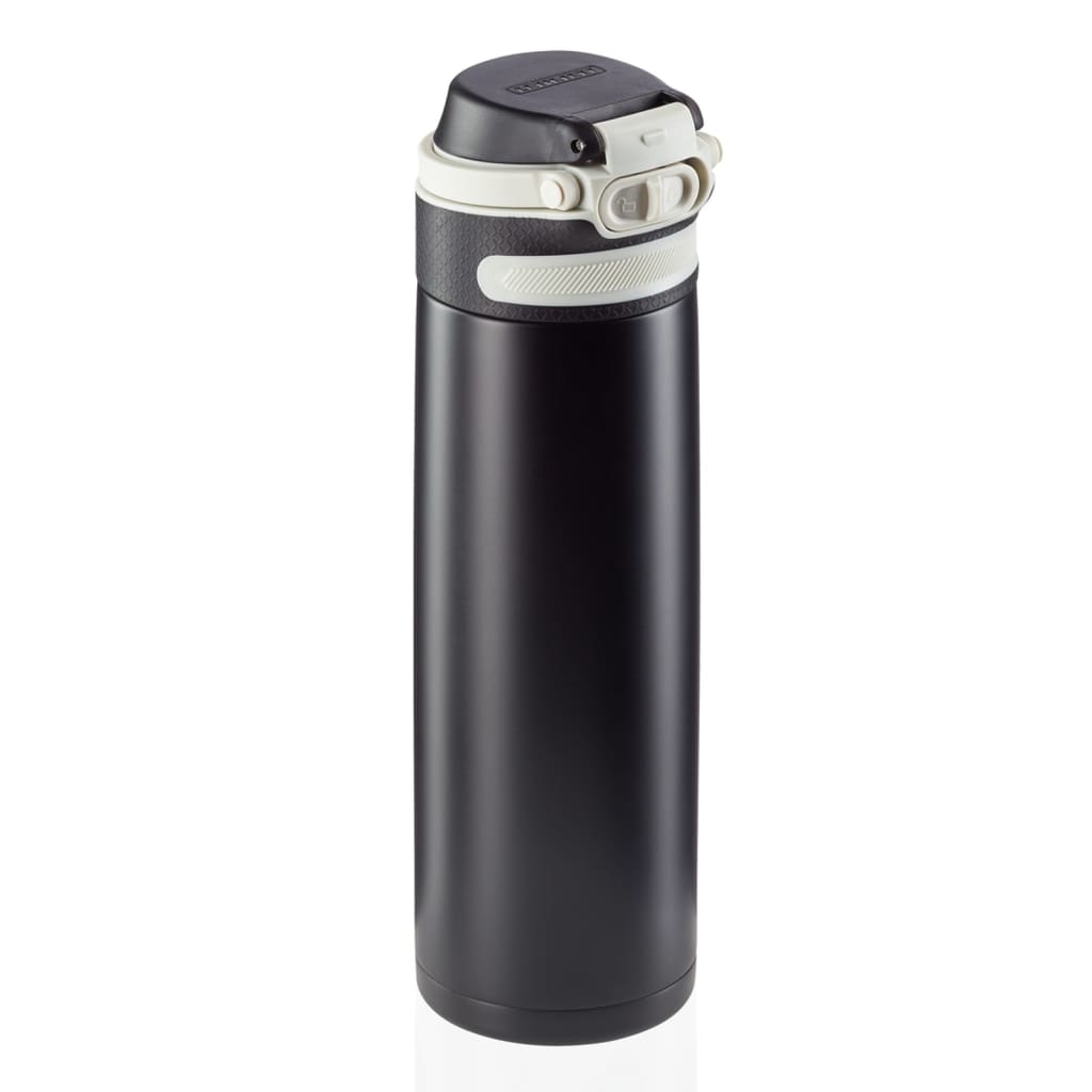 Leifheit Thermos Bottle Flip 600 ml Black