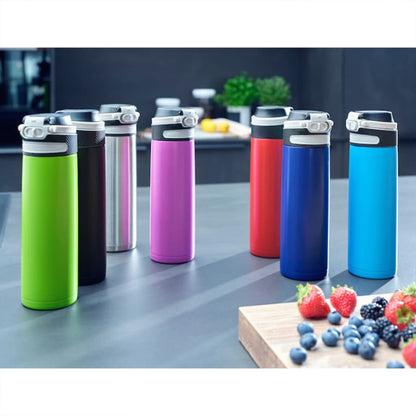 Leifheit Thermos Bottle Flip 600 ml Black