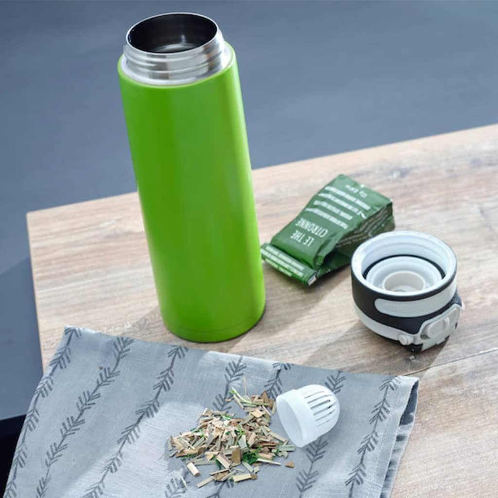 Leifheit Thermos Bottle Flip 600 ml Kiwi Green