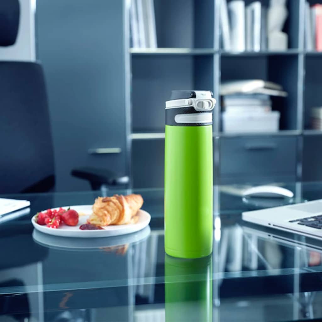 Leifheit Thermos Bottle Flip 600 ml Kiwi Green