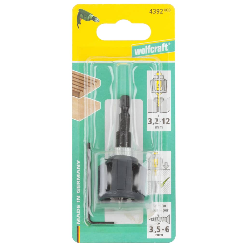 wolfcraft Screw Starter with Adjustable Depth Stop