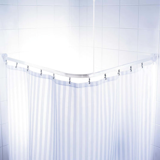 RIDDER Universal Shower Curtain Rail White 160x70 cm