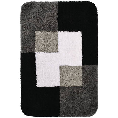 RIDDER Bathroom Rug Coins 60x90 cm Grey 7103307