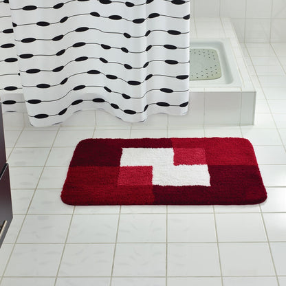 RIDDER Bathroom Rug Coins 60x90 cm Red 7103306