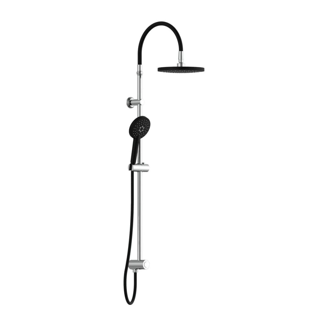 SCHÜTTE Overhead Shower Set MATAO RAIN Chrome-Matt Black