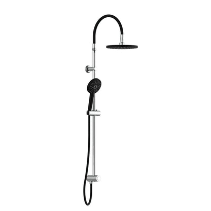 SCHÜTTE Overhead Shower Set MATAO RAIN Chrome-Matt Black