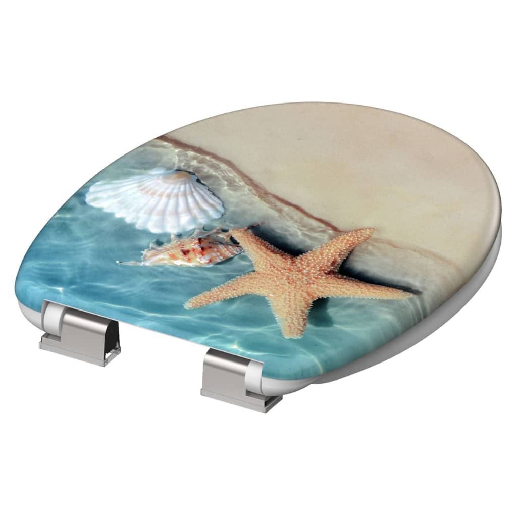 SCHÜTTE Toilet Seat with Soft-Close BEACH