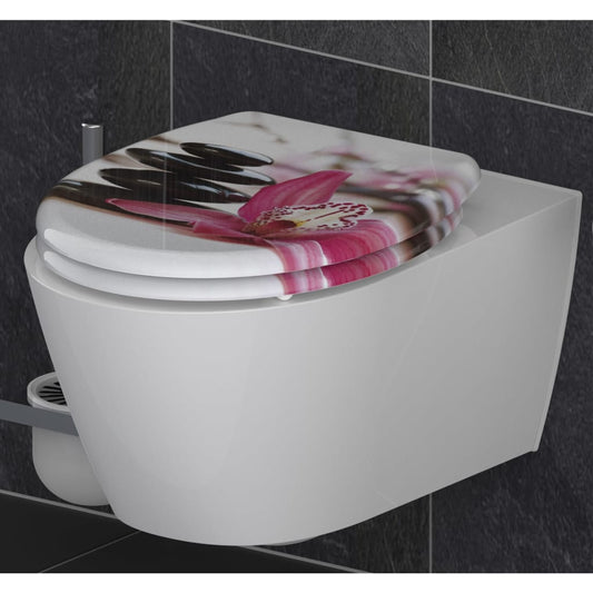 SCHÜTTE Toilet Seat with Soft-Close Quick Release WELLYNESS