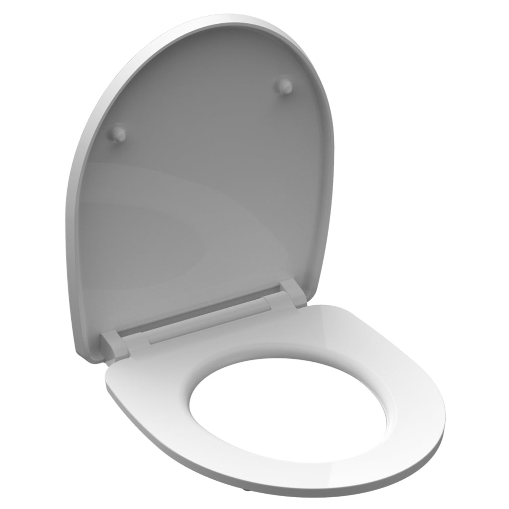 SCHÜTTE Duroplast High Gloss Toilet Seat with Soft-Close RELAXING FROG