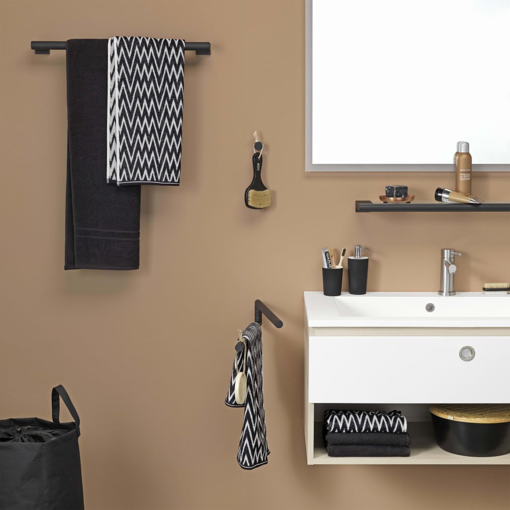 Tiger Towel Rail "Bold" Matt Black